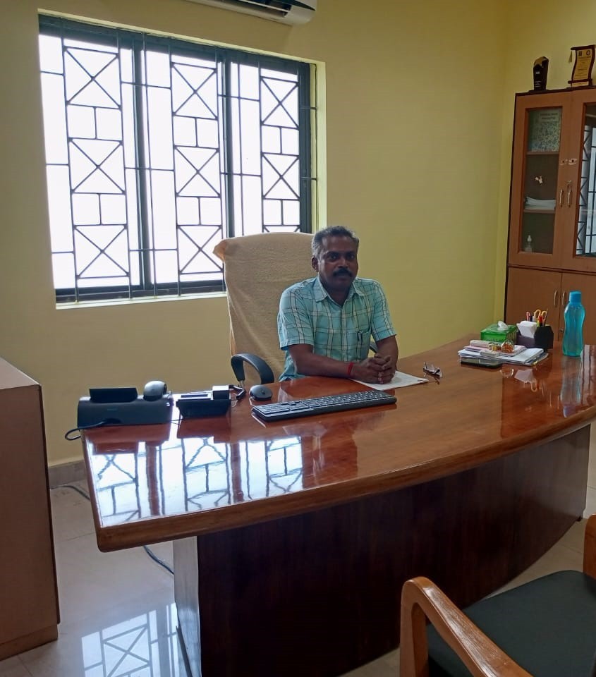 Head of Dr. Kalam Computing Centre in office